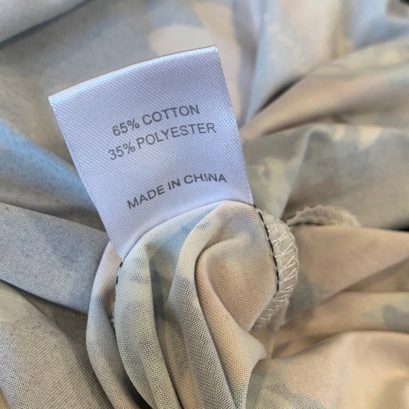 Haute Edition Black Sunflower Pattern Wrap Top Short Sleeve Dress Women’s 1X - Picture 5 of 6